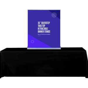 Tabletop Silverstep Retractable Banner Stands Los Angeles