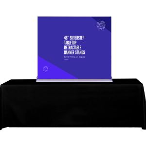 Tabletop Silverstep Retractable Banner Stands Los Angeles