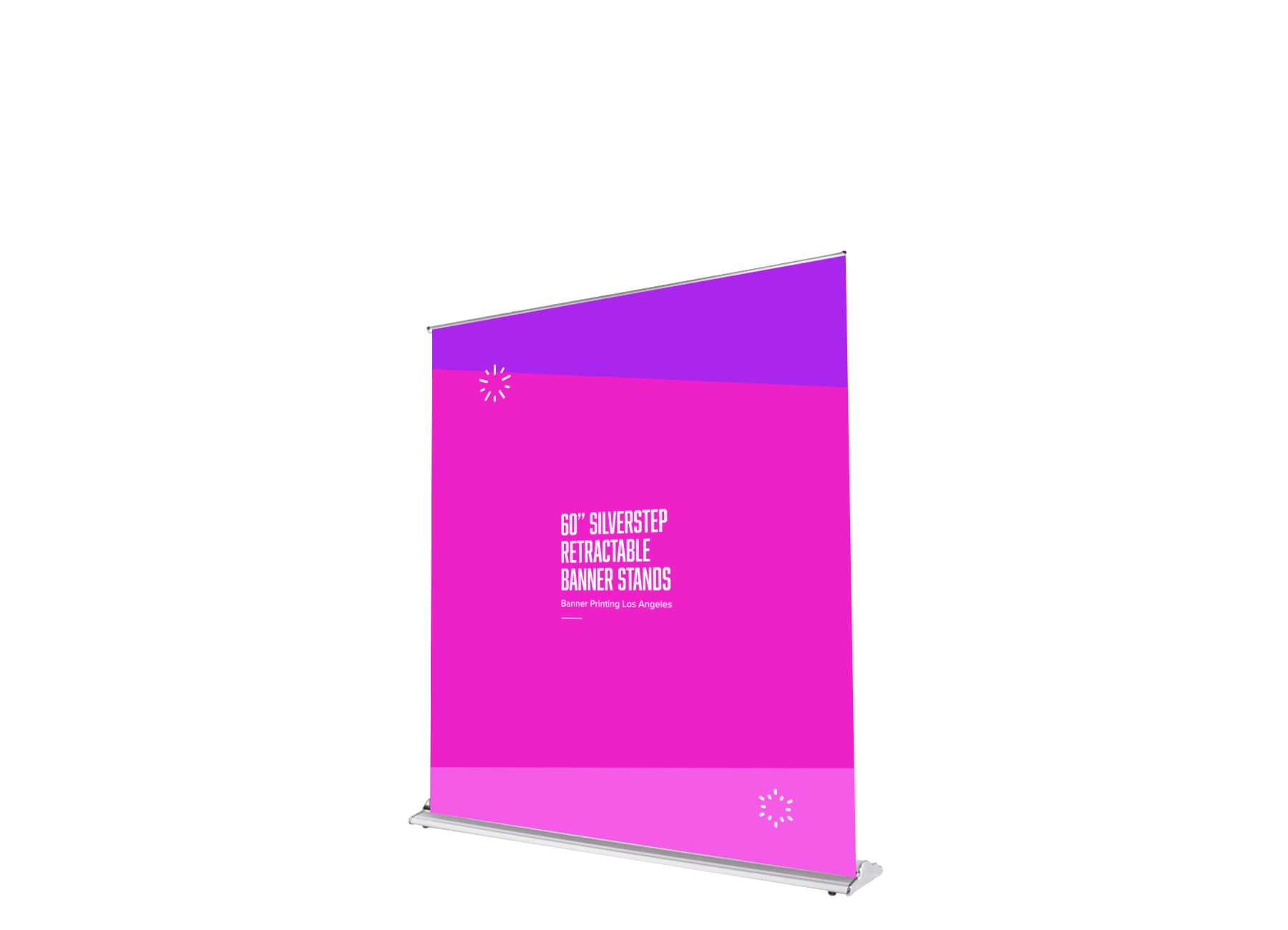 Los Angeles 60” Silverstep Retractable Banner Stands Printing
