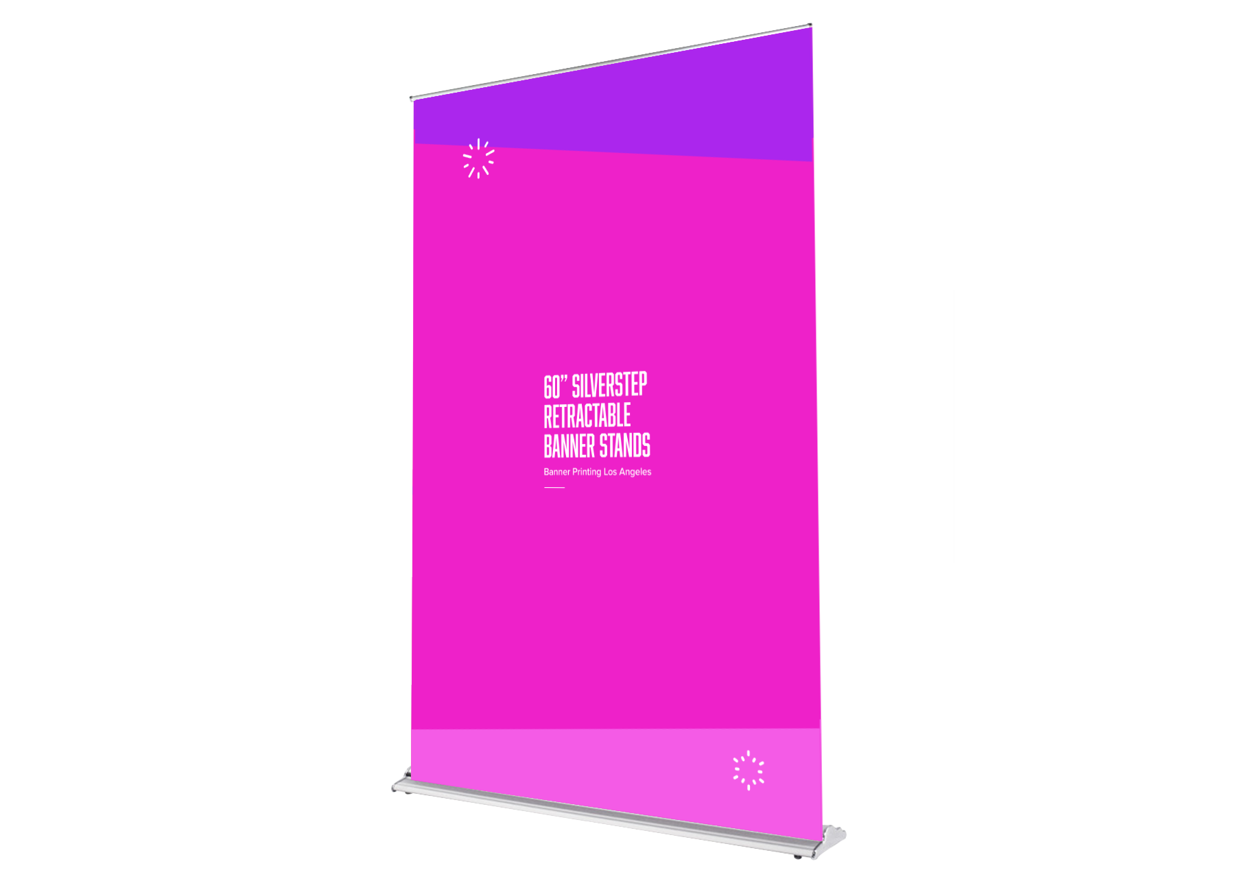 Los Angeles 60” Silverstep Retractable Banner Stands Printing