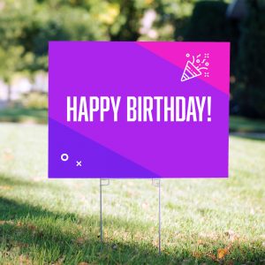 Birthday Yard Signs Los Angeles