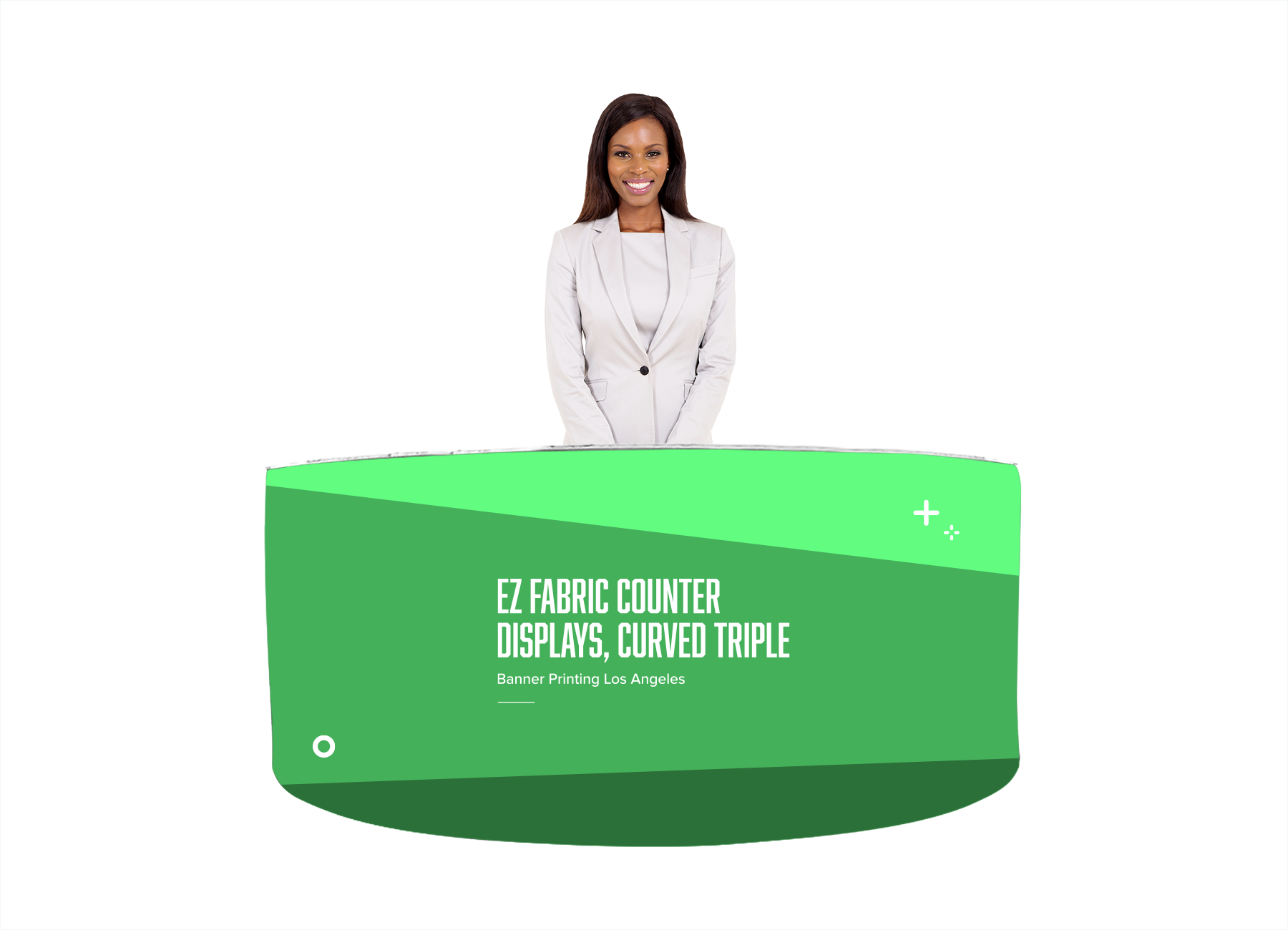 San Diego EZ Fabric Counter Displays, Curved Triple Printing San Diego EZ Fabric Counter Displays, Curved Triple Printing