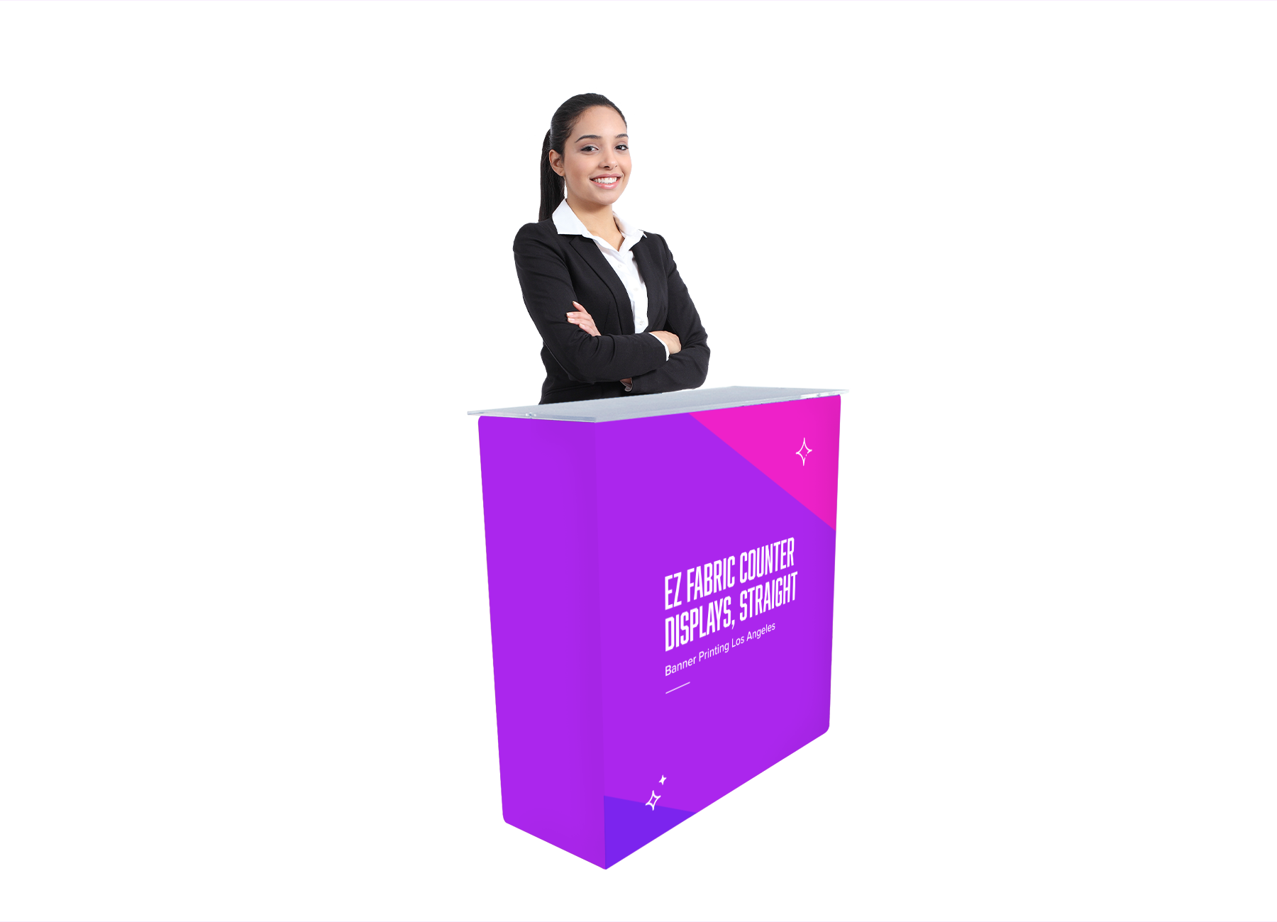 San Diego EZ Fabric Counter Displays, Straight Printing San Diego EZ Fabric Counter Displays, Straight Printing