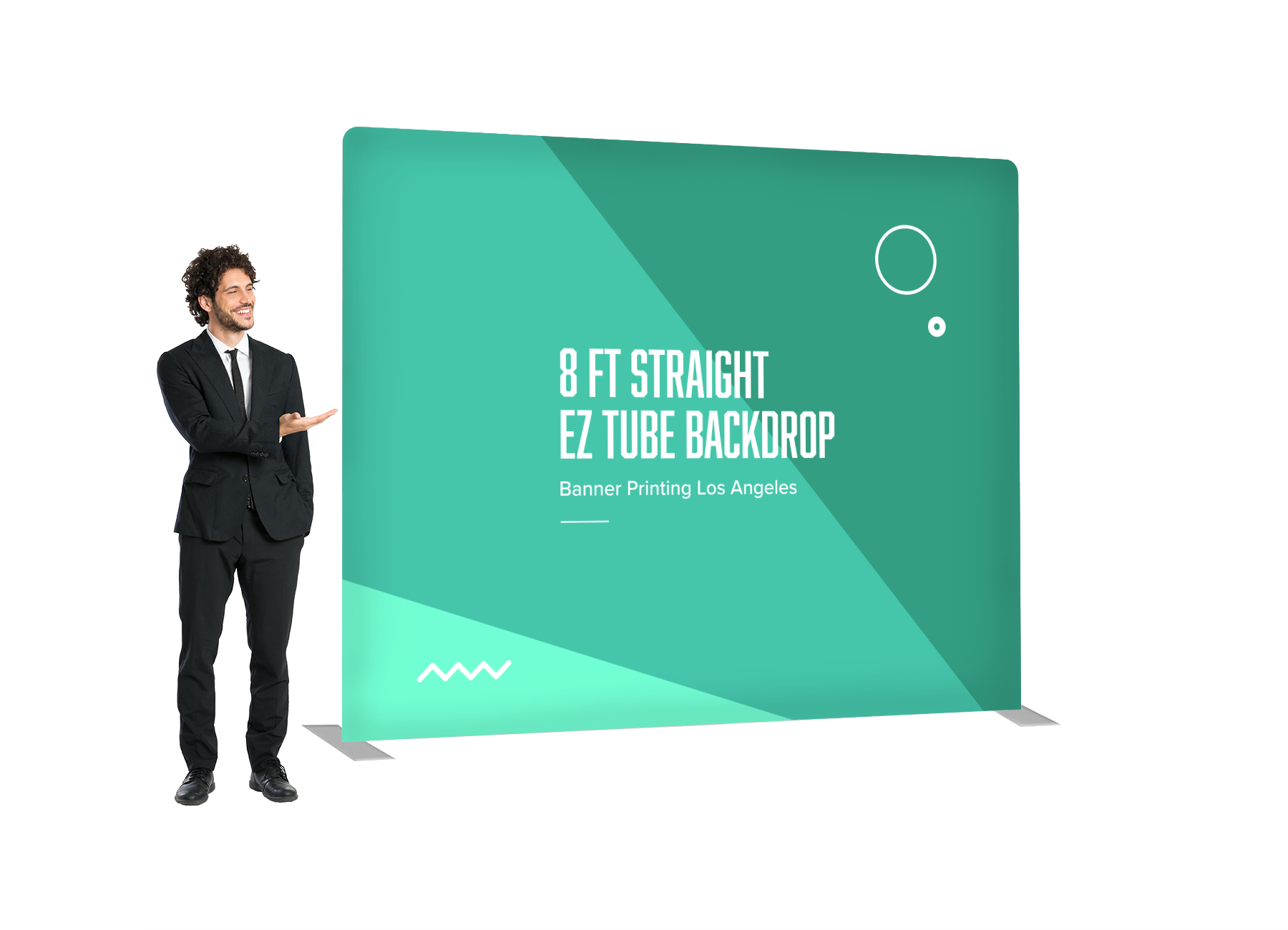 San Diego 8ft Straight EZ Tube Backdrop Printing San Diego 8ft Straight EZ Tube Backdrop Printing