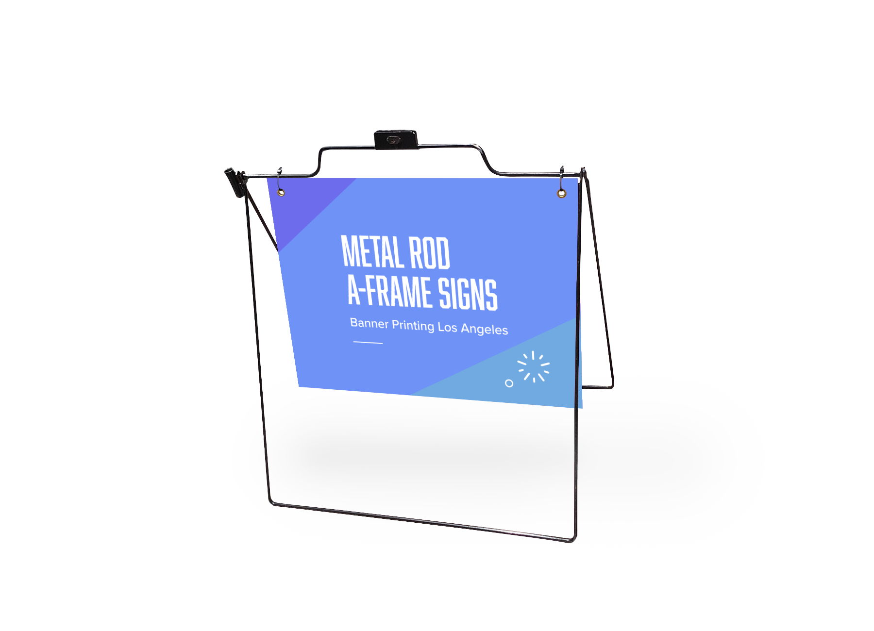 San Diego Metal Rod A-Frame Signs Printing San Diego Metal Rod A-Frame Signs Printing