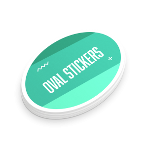 Oval Stickers Los Angeles