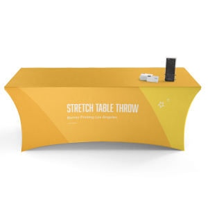 Stretch Table Throws Los Angeles