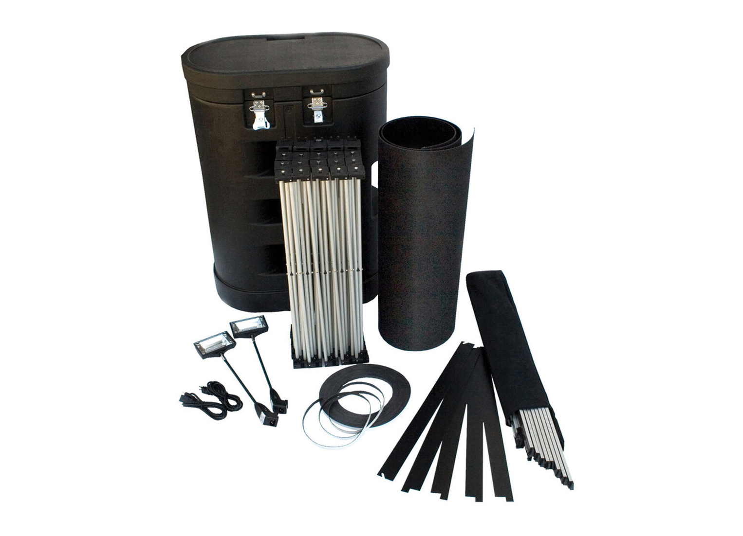 Los Angeles 16ft Serpentine Pop Up Display Printing