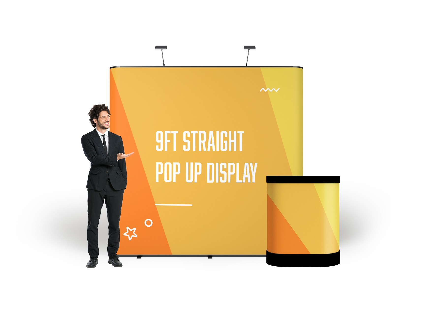 San Diego 9ft Straight Pop Up Display Printing San Diego 9ft Straight Pop Up Display Printing